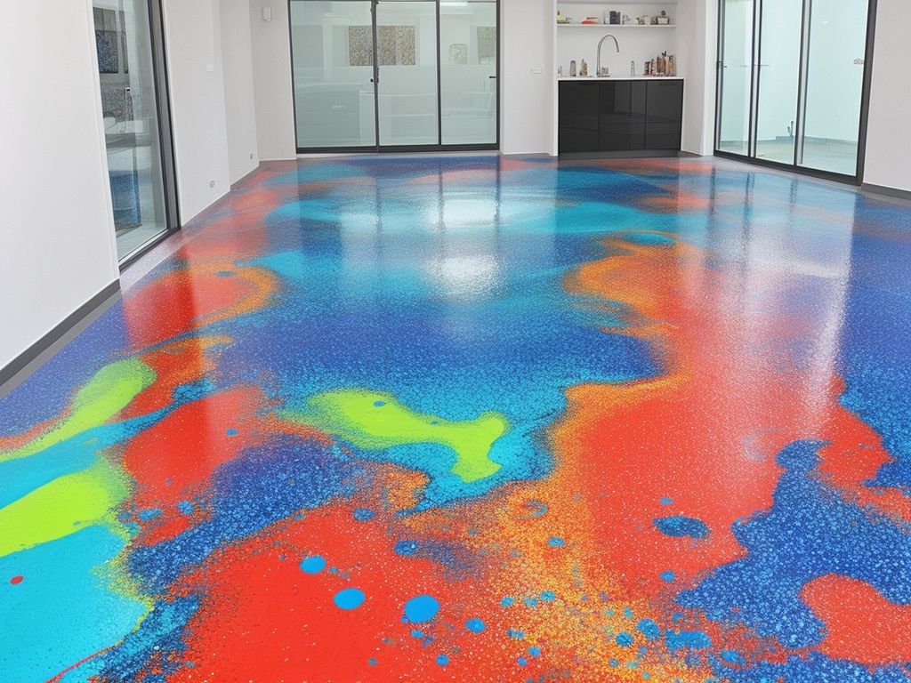 Aesthetic and Practical: Exploring the Features of Epoxy Flake Flooring