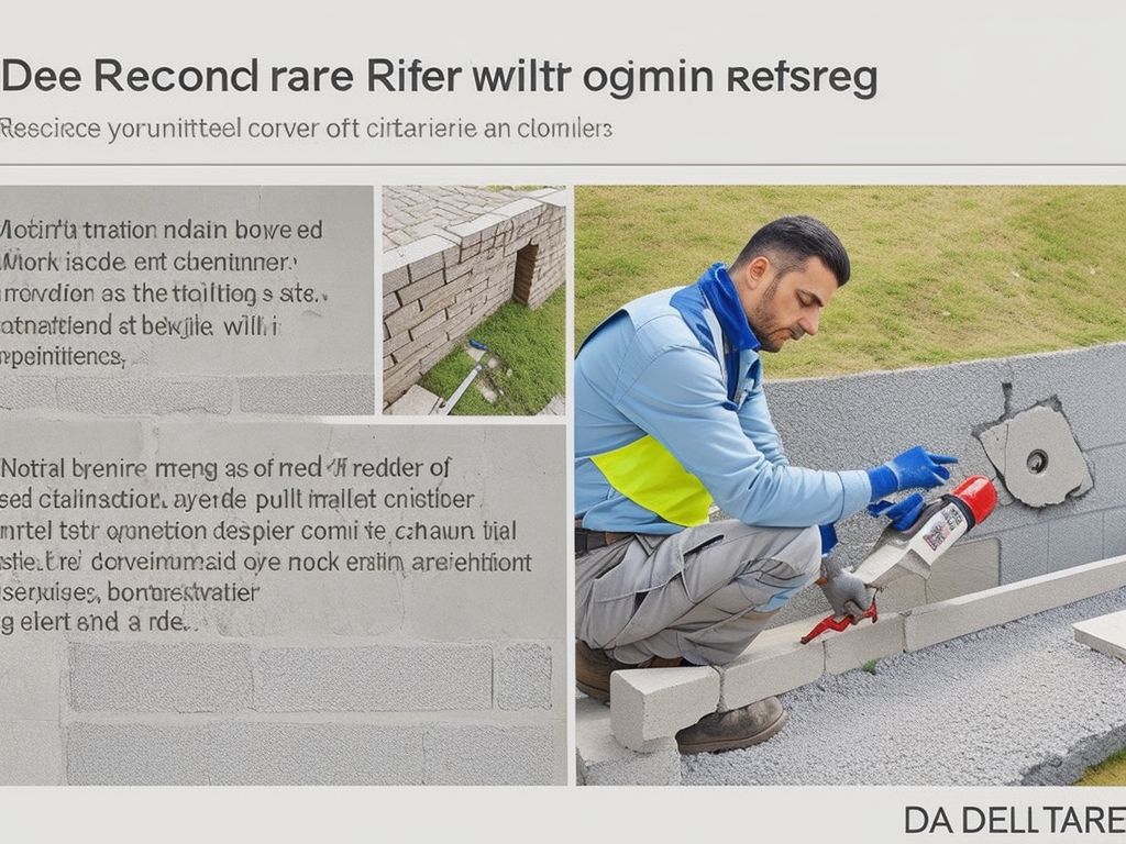 Restoring Structural Integrity: How to Repair Mortar Between Concrete Blocks